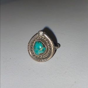 Costume turquoise ring